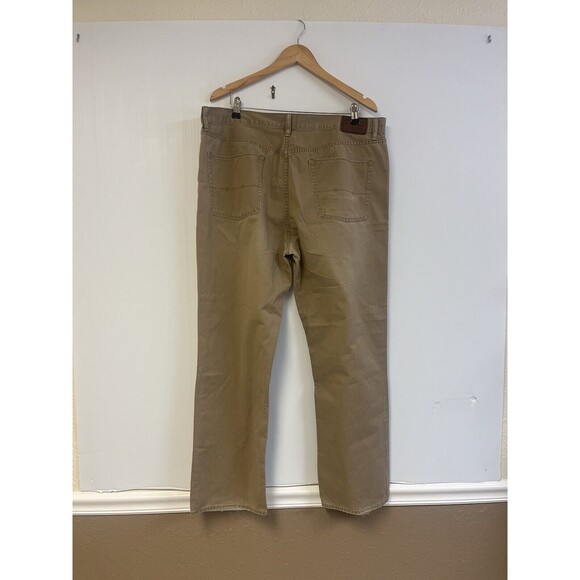 Polo Ralph Lauren Straight Relaxed Fit Pants Mens 40x 30Tan Khaki Mid Rise Chino - Picture 6 of 8